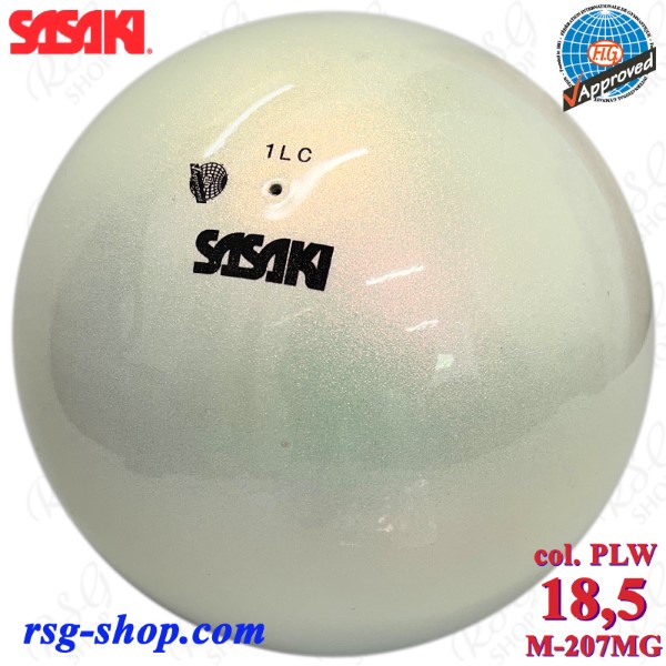 Мяч Sasaki M-207MG PLW 18,5 cm Magnetic col. Pearl White FIG