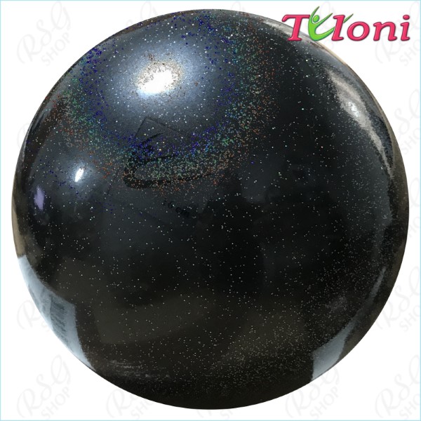 Ball Tuloni 16 cm Metallic-Glitter col. Black Art. T0996
