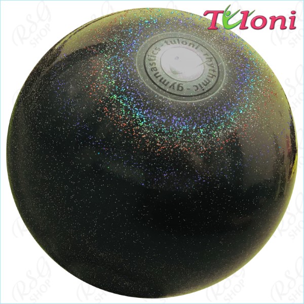 Ball Tuloni 18 cm Metallic-Glitter col. Black Art. T0985