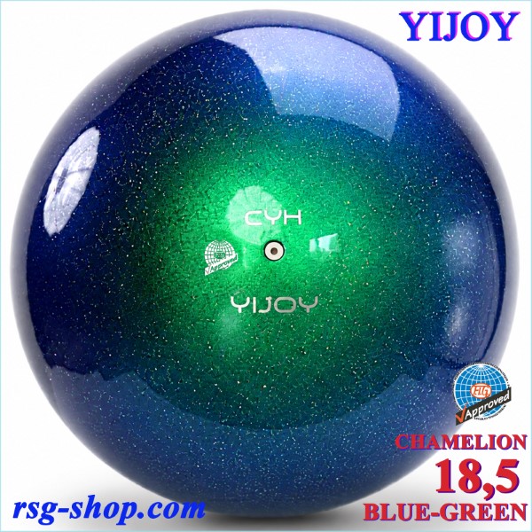 Мяч Yijoy mod. Chameleon 18,5cm FIG col. Blue-Green