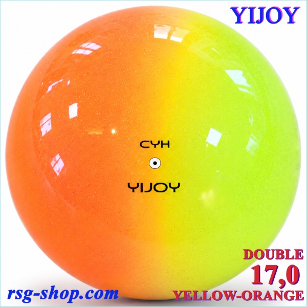 Ball Yijoy mod. Double 17,0cm col. Yellow-Orange
