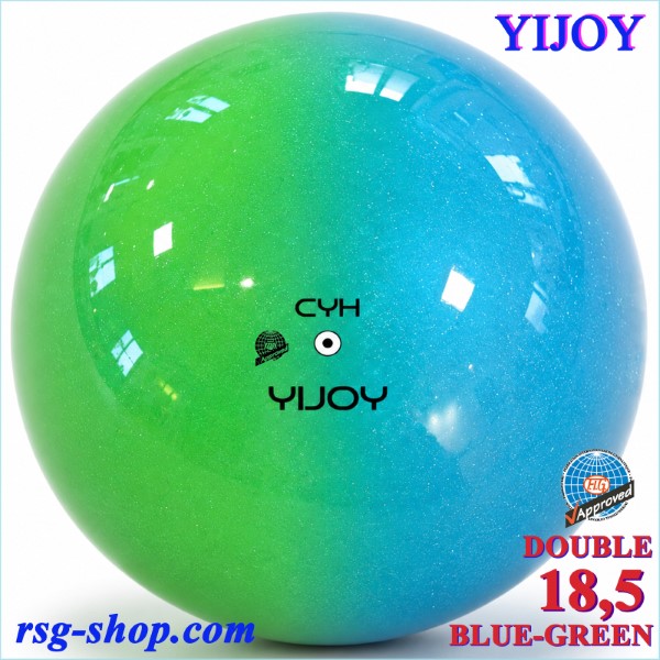 Ball Yijoy mod. Double 18,5cm FIG col. Blue-Green