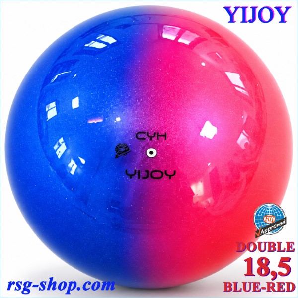 Ball Yijoy mod. Double 18,5cm FIG col. Blue-Red