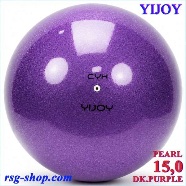 Ball Yijoy Junior mod. Pearl 15,0cm col. Dark Purple