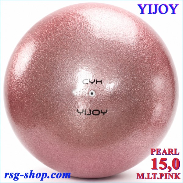 Ball Yijoy Junior mod. Pearl 15,0cm col. Metallic Light Pink