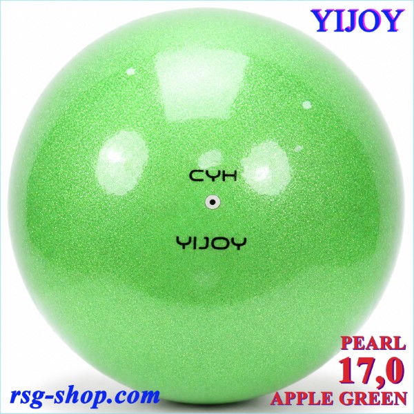 Мяч Yijoy mod. Pearl 17,0cm col. Apple Green