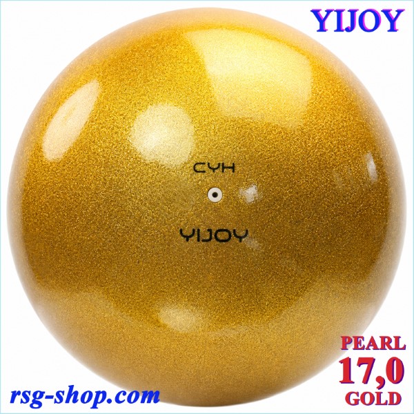 Мяч Yijoy mod. Pearl 17,0cm col. Gold