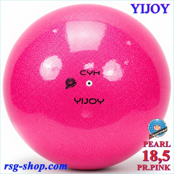 Ball Yijoy mod. Pearl 18,5cm FIG col. Princess Pink