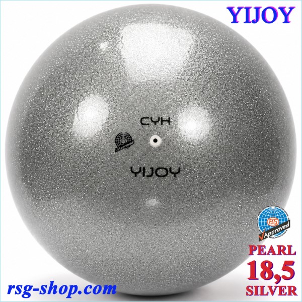 Ball Yijoy mod. Pearl 18,5cm FIG col. Silver