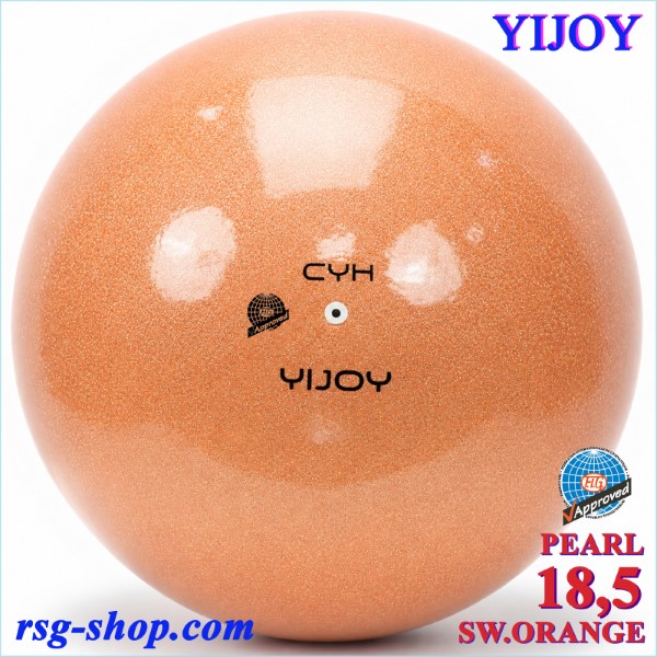 Ball Yijoy mod. Pearl 18,5cm FIG col. Sweet Orange