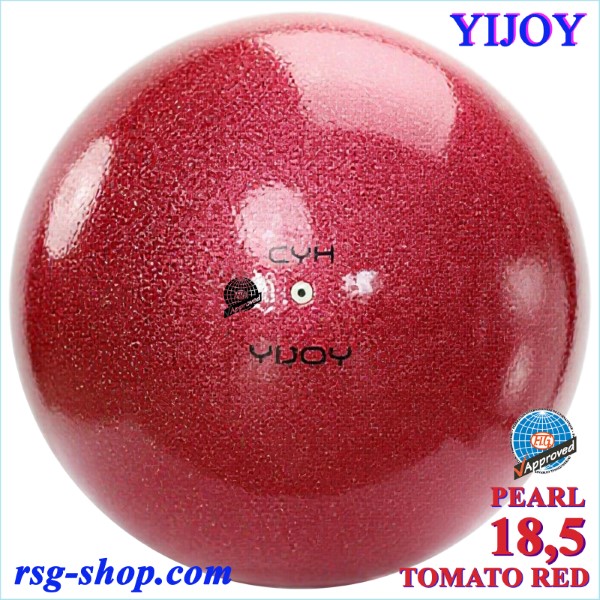 Ball Yijoy mod. Pearl 18,5cm FIG col. Tomato Red