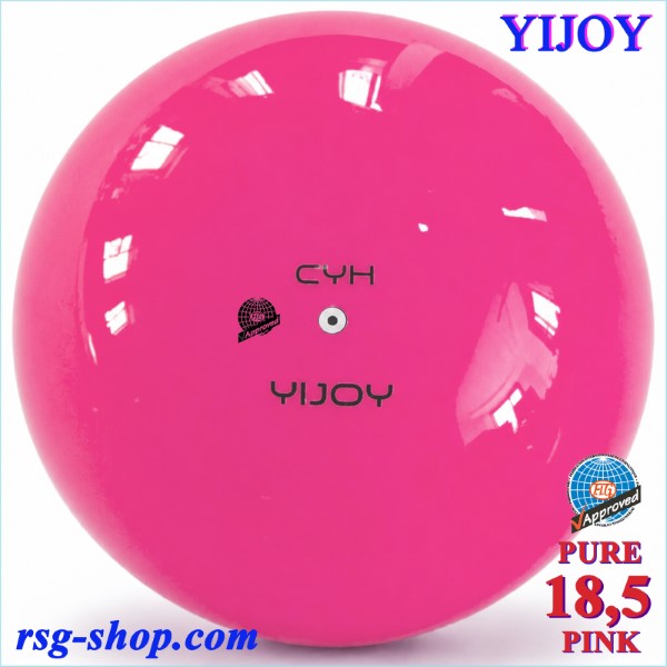 Мяч Yijoy mod. Pure 18,5cm FIG col. Pink