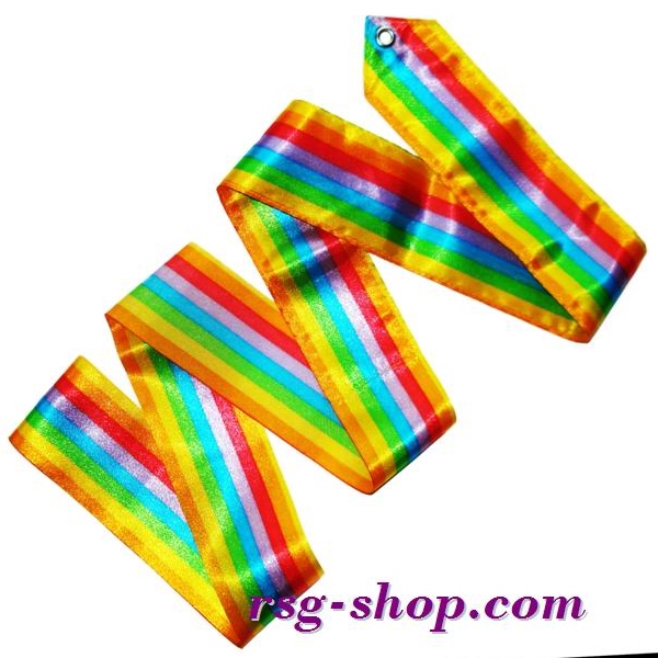 Mehrfarbiges Band 5m in Regenbogen-1 Art. T0014