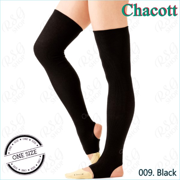 Beinwärmer Chacott Logo One size col. Black Art. 0011-68009