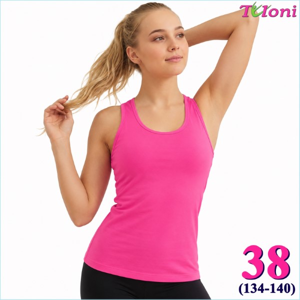 Racerback-Top Tuloni mod. TL12 Gr. 38 (134-140) col. Pink TL12P-P38