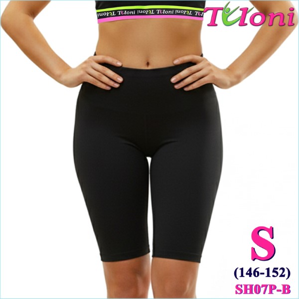 Radlerhose Tuloni SH-07 Gr. S (146-152) col. Black SH07P-BS
