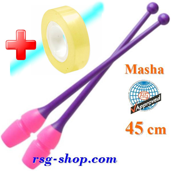 Keulen Pastorelli 45 cm Masha col. Rosa-Viola Art 02621 + Bonus Keulen Pastorelli 45 cm Masha col. Rosa-Viola Art 02621 + Bonus