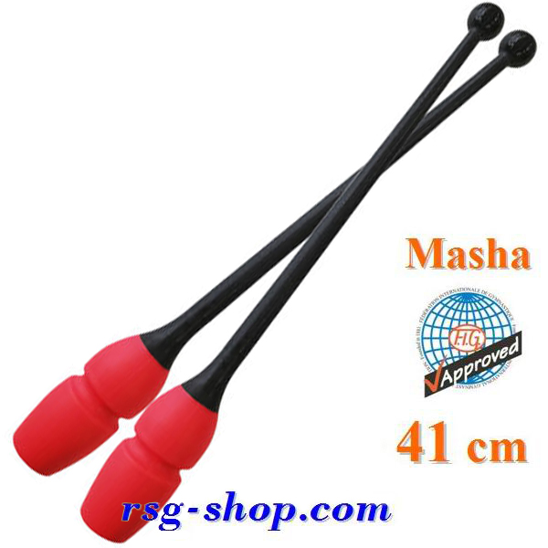 Clubs Pastorelli 41 cm Masha col. Nero-Coral FIG 04740