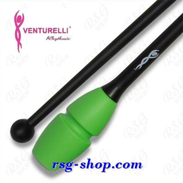 Keulen Venturelli 45 cm Gummi col. Black-Green FIG 450T-013 Keulen Venturelli 45 cm Gummi col. Black-Green FIG 450T-013