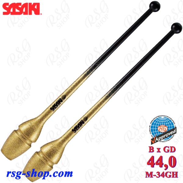 Clubs Sasaki M-34GH BxGD 44cm FIG col. Black x Gold