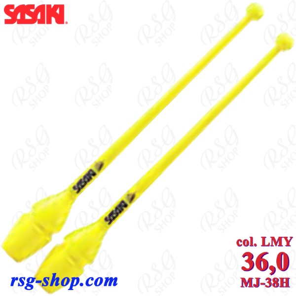 Булавы Sasaki MJ-38H LMY цв. Lemon Yellow Резина 36 cм