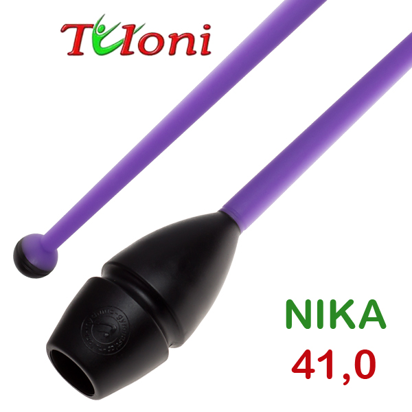 Einsteckbare Keulen 41cm mod. Nika bi-col. Black x Purple Art. T0168