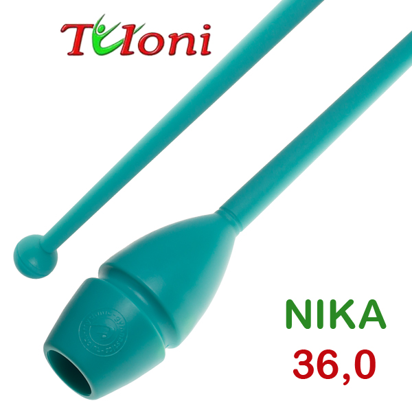 Einsteckbare Keulen 36cm mod. Nika col. Turquoise Art. T0221