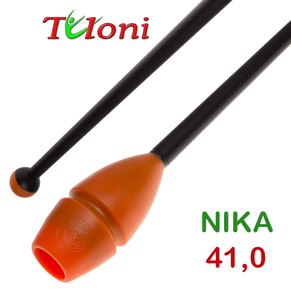 Einsteckbare Keulen 41cm mod. Nika bi-col. Orange x Black Art. T0252