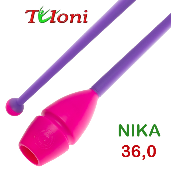 Einsteckbare Keulen 36cm mod. Nika bi-col. Pink x Purple Art. T0153