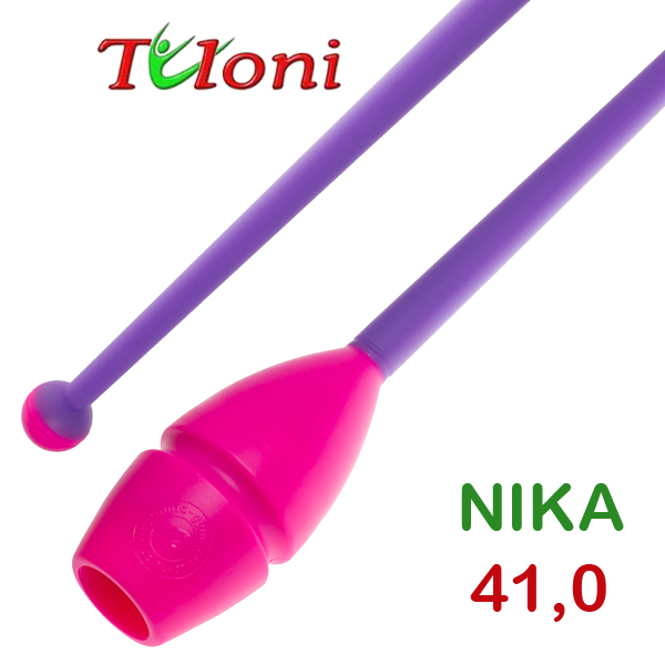 Einsteckbare Keulen 41cm mod. Nika bi-col. Pink x Purple Art. T0167