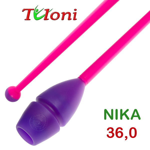 Einsteckbare Keulen 36cm mod. Nika bi-col. Purple x Pink Art. T0210
