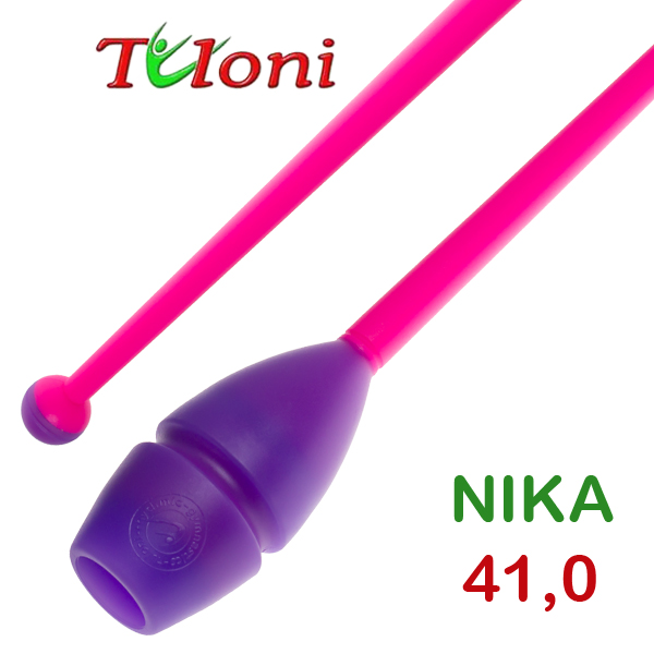 Einsteckbare Keulen 41cm mod. Nika bi-col. Purple x Pink Art. T0234