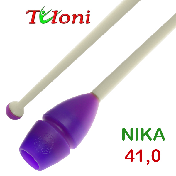 Einsteckbare Keulen 41cm mod. Nika bi-col. Purple x White Art. T0158