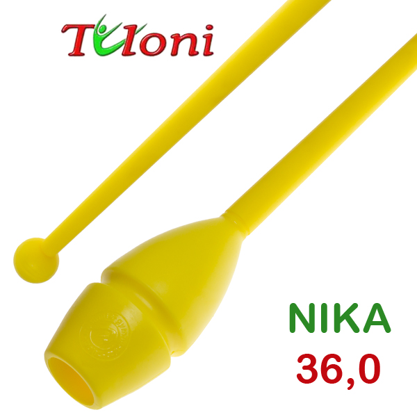 Булавы соединяемые 36cm mod. Nika col. Yellow Art. T0233