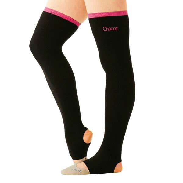 Beinwärmer Chacott One size in Black x Pink Art. 0007-58009 Beinwärmer Chacott One size in Black x Pink Art. 0007-58009