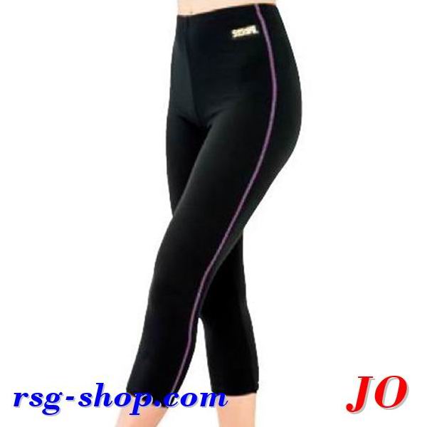 Cropped leggings Sasaki HW-1297L Hot Wear s. JO (135~147) col. Black