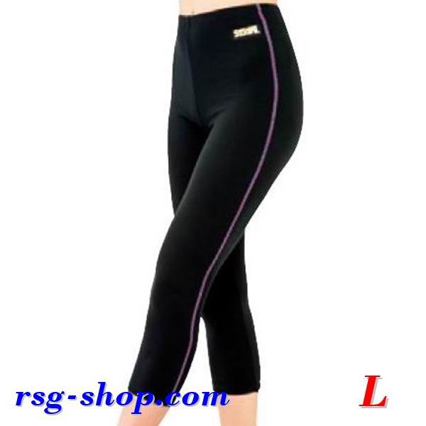 Cropped leggings Sasaki HW-1297L Hot Wear s. L (155~162) col. Black