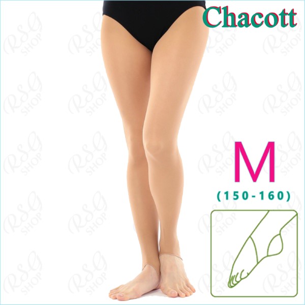 Dancing Tights II Stirrup Chacott s. M (150-160) col. Beige 22-18011