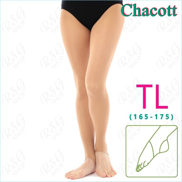 Dancing Tights II Stirrup Chacott s. TL (165-175) col. Beige 22-18011