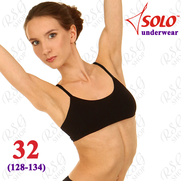 Bra Solo BD10 size 32 (128-134) Cotton Black BD10.3-32