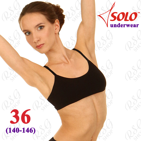 Bra Solo BD10 size 36 (140-146) Cotton Black BD10.3-36