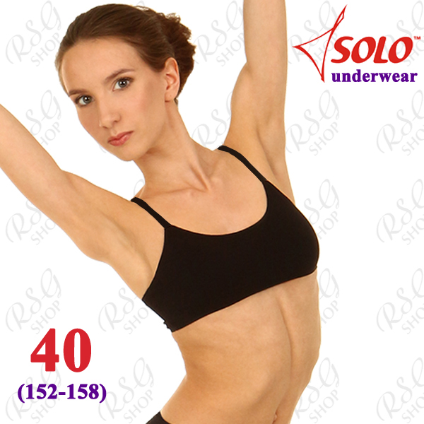 Bra Solo BD10 size 40 (152-158) Cotton Black BD10.3-40