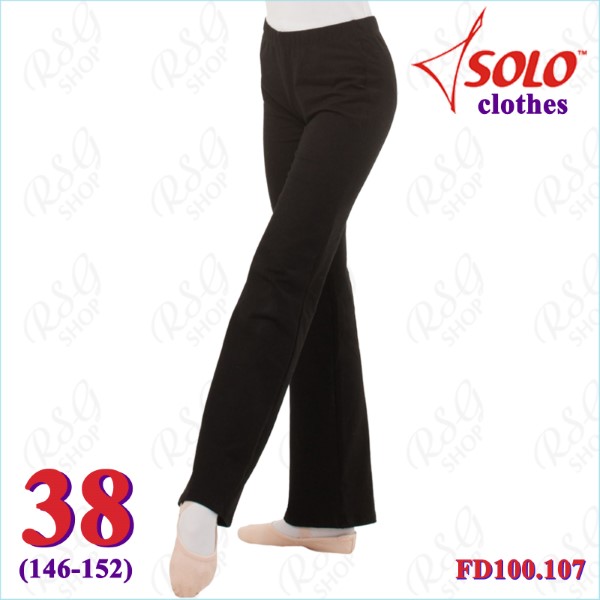 Sport- und Tanzhose Solo s. 38 (146-152) Cotton col. Black FD100.107-38