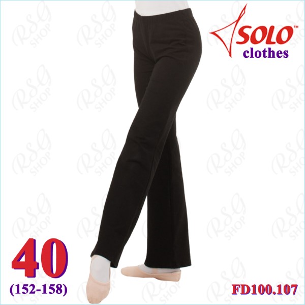 Sport- und Tanzhose Solo s. 40 (152-158) Cotton col. Black FD100.107-40 Sport- und Tanzhose Solo s. 40 (152-158) Cotton col. Black FD100.107-40