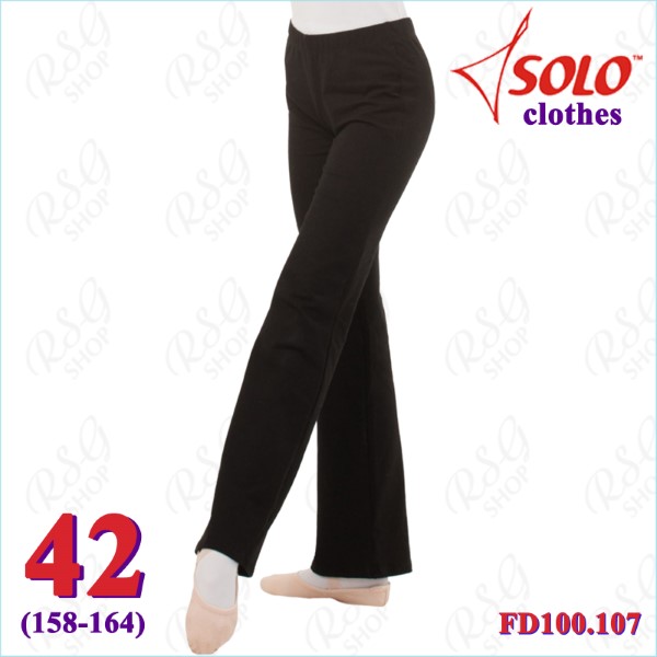 Sport- und Tanzhose Solo s. 42 (158-164) Cotton col. Black FD100.107-42