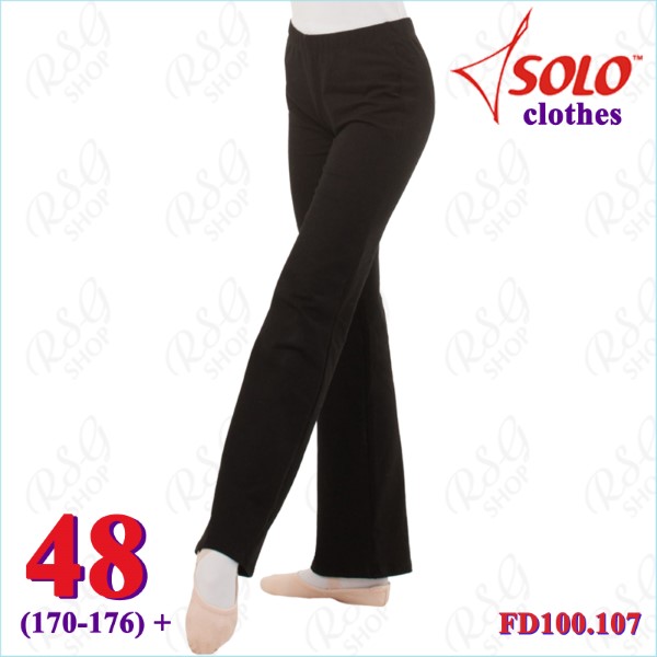 Sport- und Tanzhose Solo s. 48 (170-176) Cotton col. Black FD100.107-48