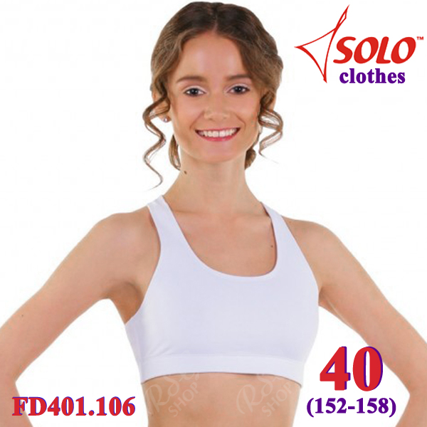 Short Tank Top Solo s. 40 (152-158) Cotton White FD401.106-40