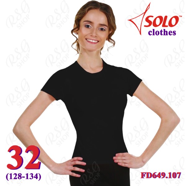 T-Shirt Solo s. 32 (128-134) col. Black FD649.107-32