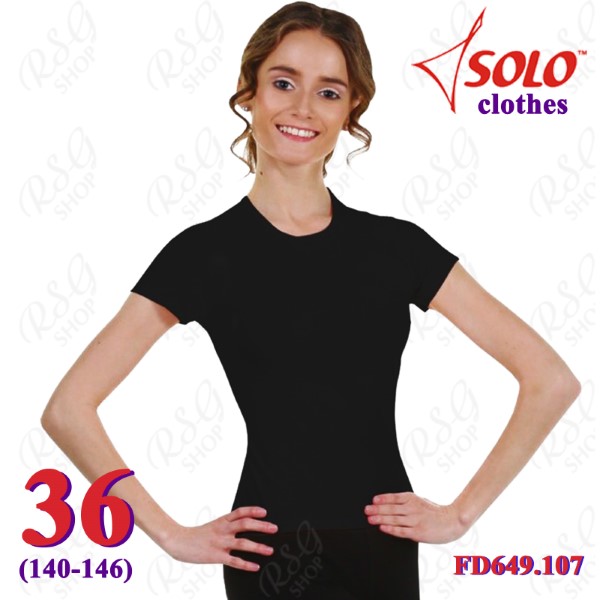 T-Shirt Solo s. 36 (140-146) col. Black FD649.107-36