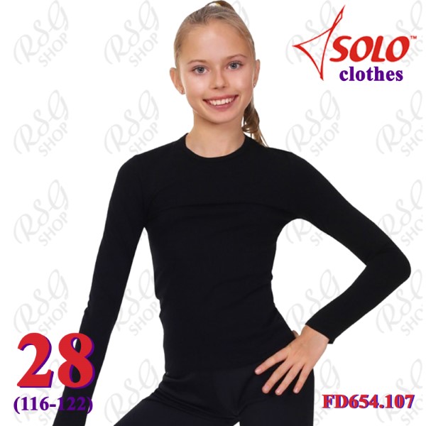 T-Shirt Solo s. 28 (116-122) col. Black FD654.107-28